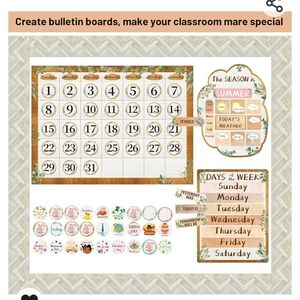 Boho Classroom Calendar